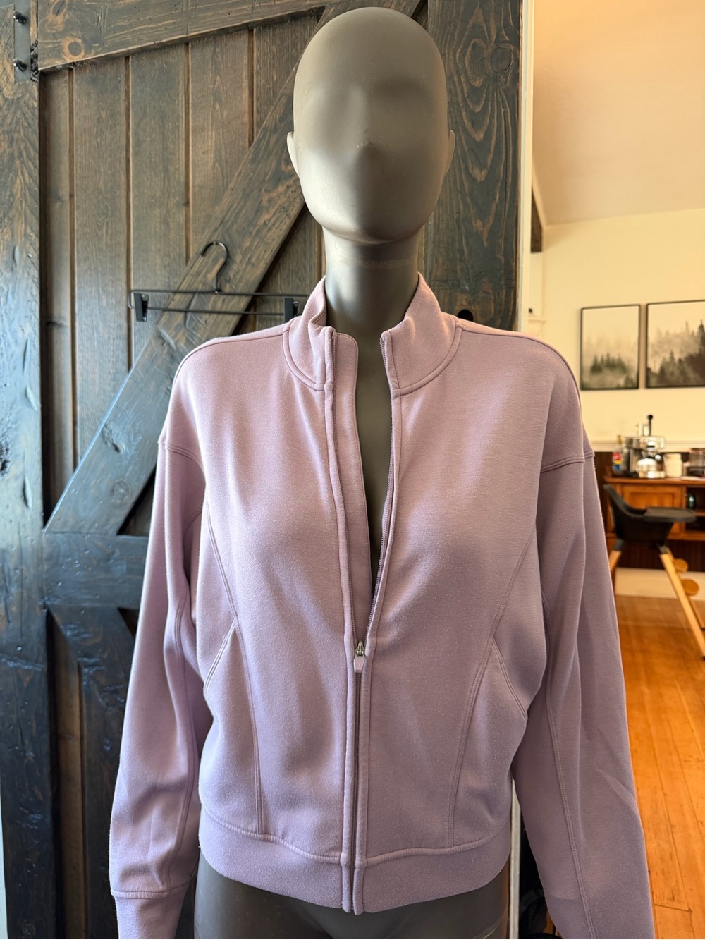 Zella Lavender Zip-Front Women's Jacket